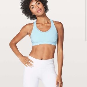 Lululemon stash & run bra - light blue